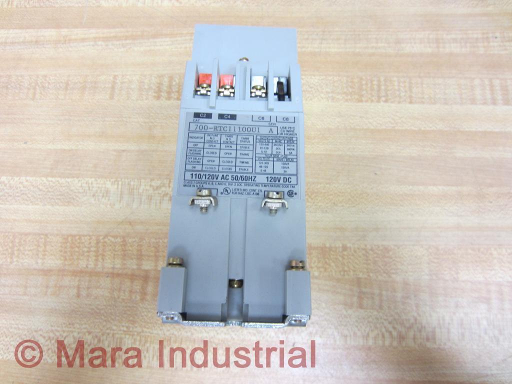 Allen Bradley 700-RTC11100U1 Relay 700RTC11100U1 Series A