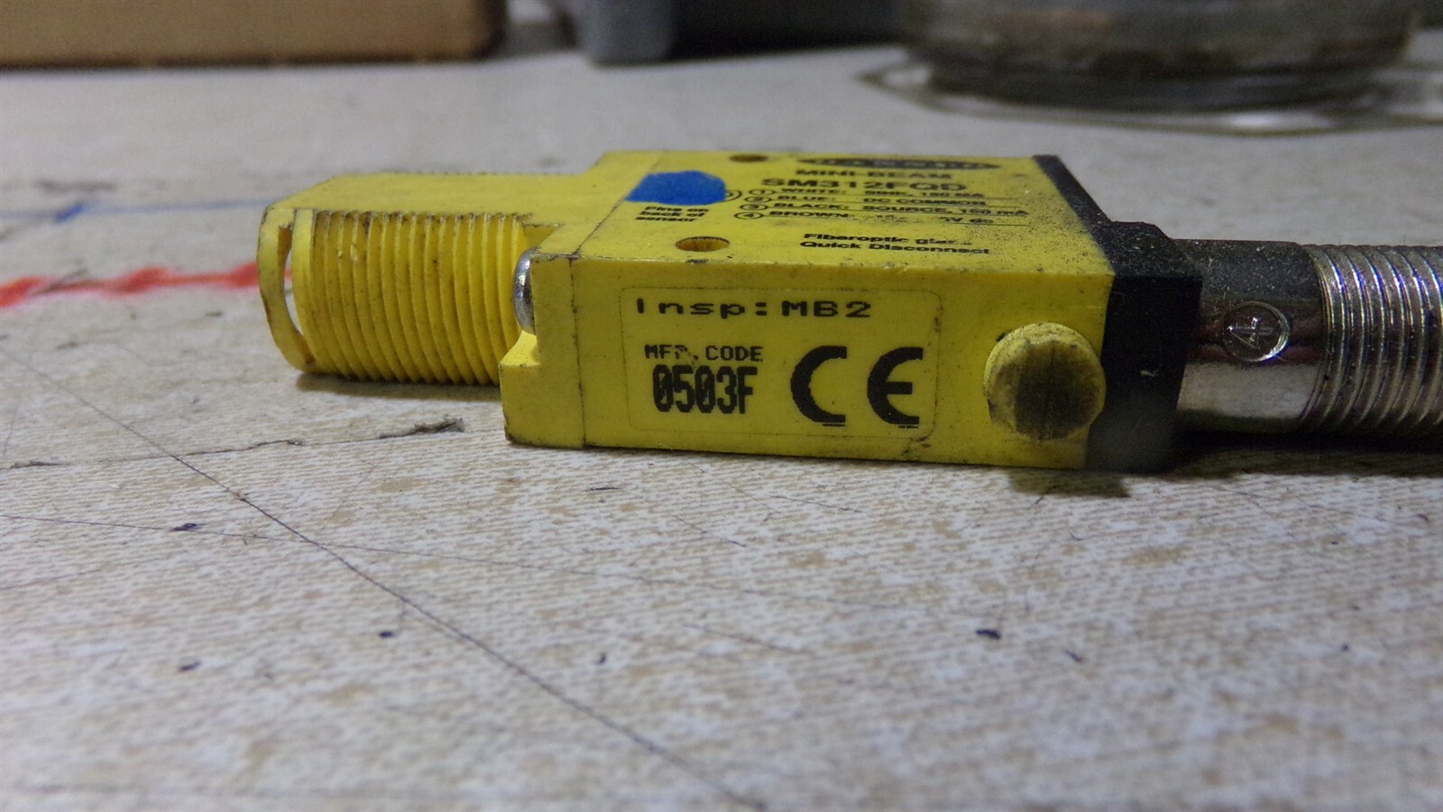 Banner SM312FQD 0503F MB2 LR41887 Fiber Optic Sensor *FREE SHIPPING*