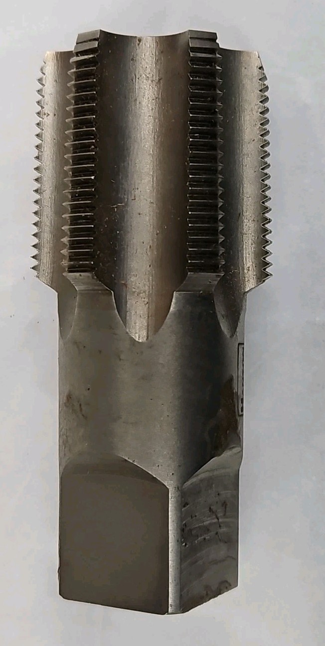 Hanson Irwin 1909 1-1/2″ NPT 6 Flute Tapered Pipe Tap USA 1.5″