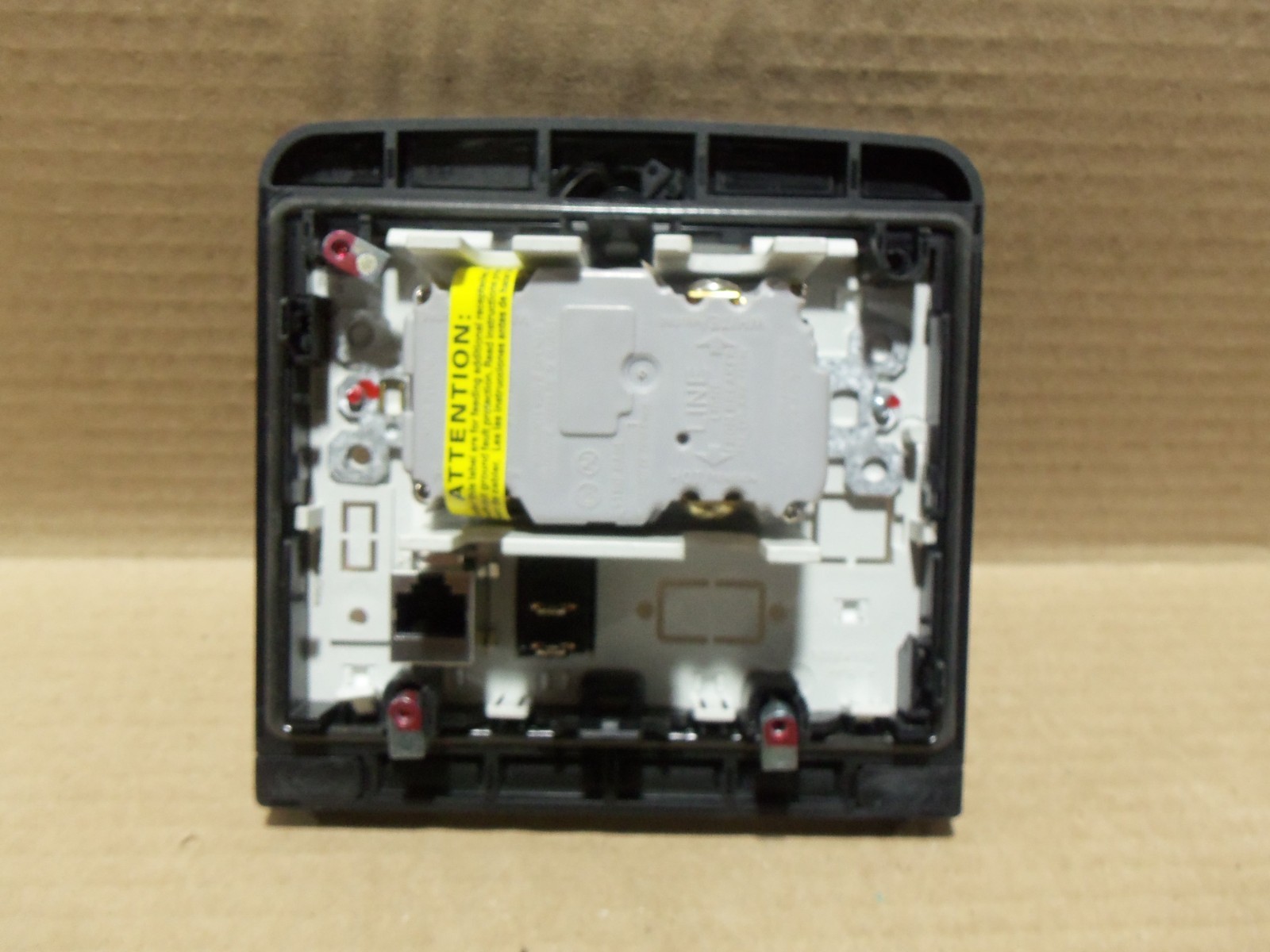Murr Electronik Outdoor Receptacle 2 Pole 120V 20A GFCI w/Cat5 Ethernet On/Off
