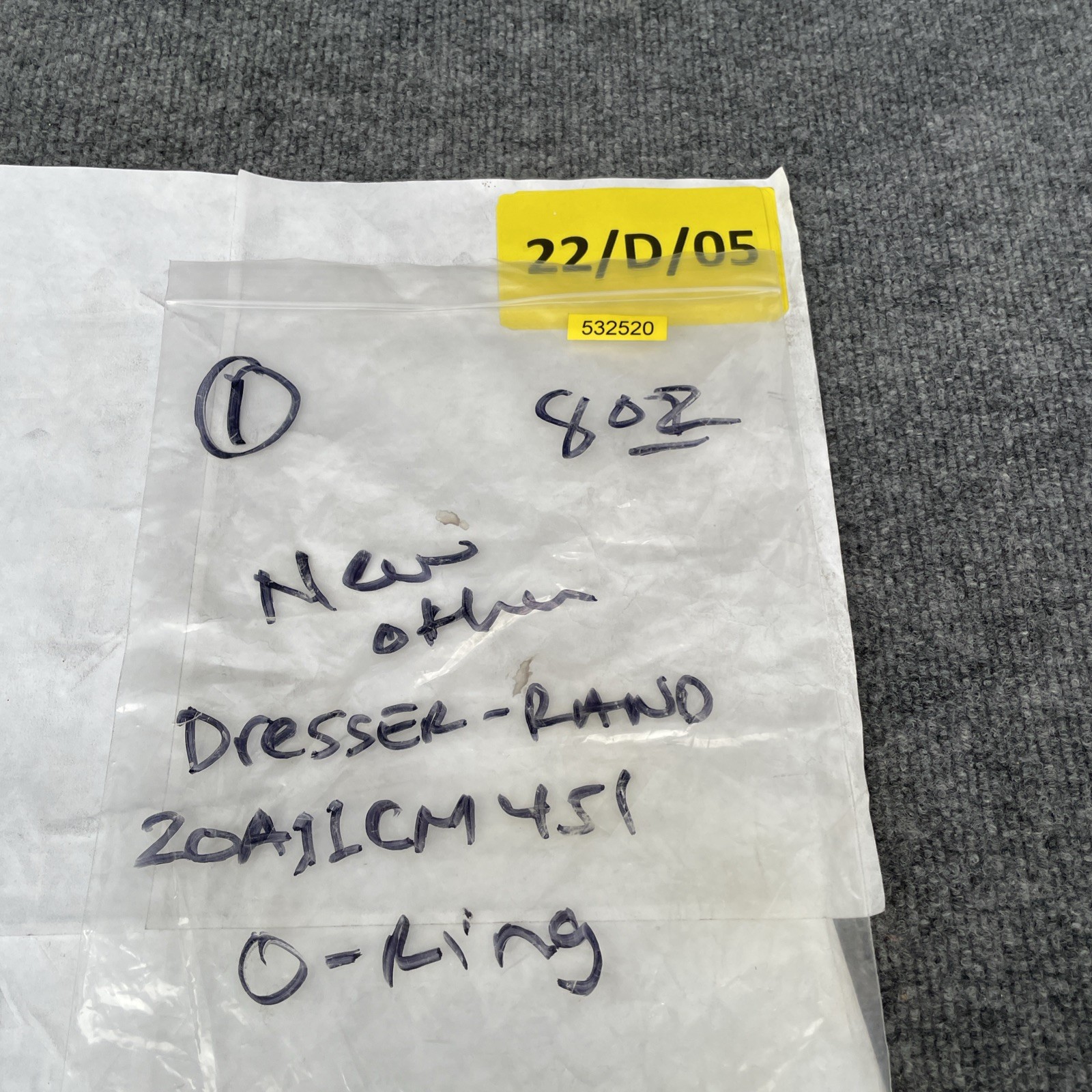 Dresser-Rand 20A11CM451 0-Ring New Other
