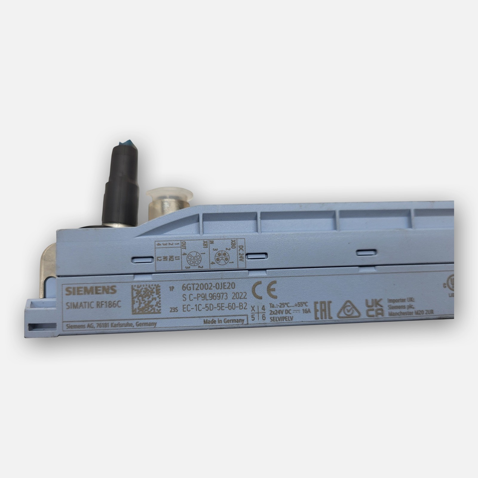 SIEMENS 6GT2002-0JE20 RFID COMMUNICATION MODULE 24VDC 16A RF186C