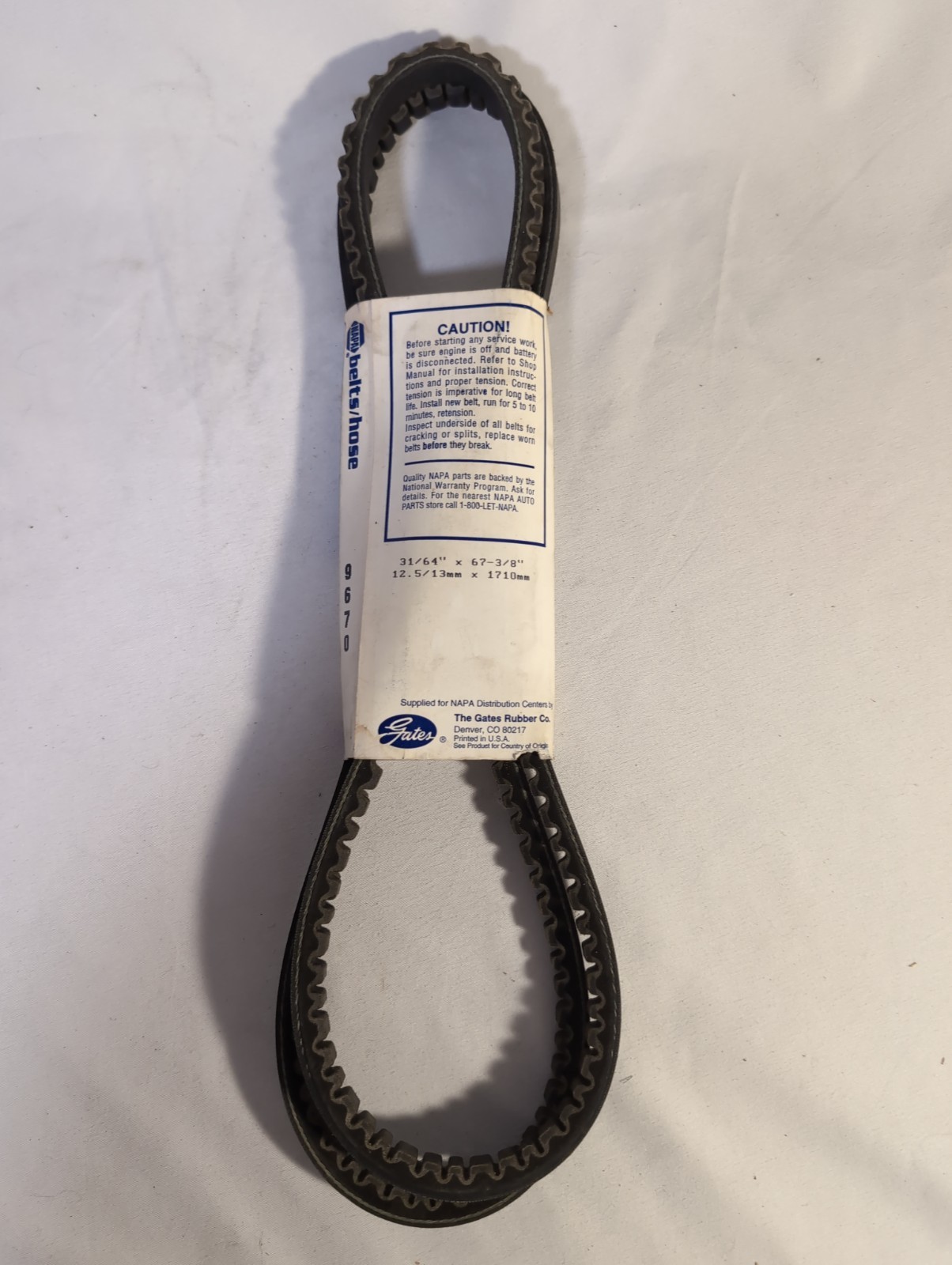 Napa 25-9670 Premium XL Drive V-Belt
