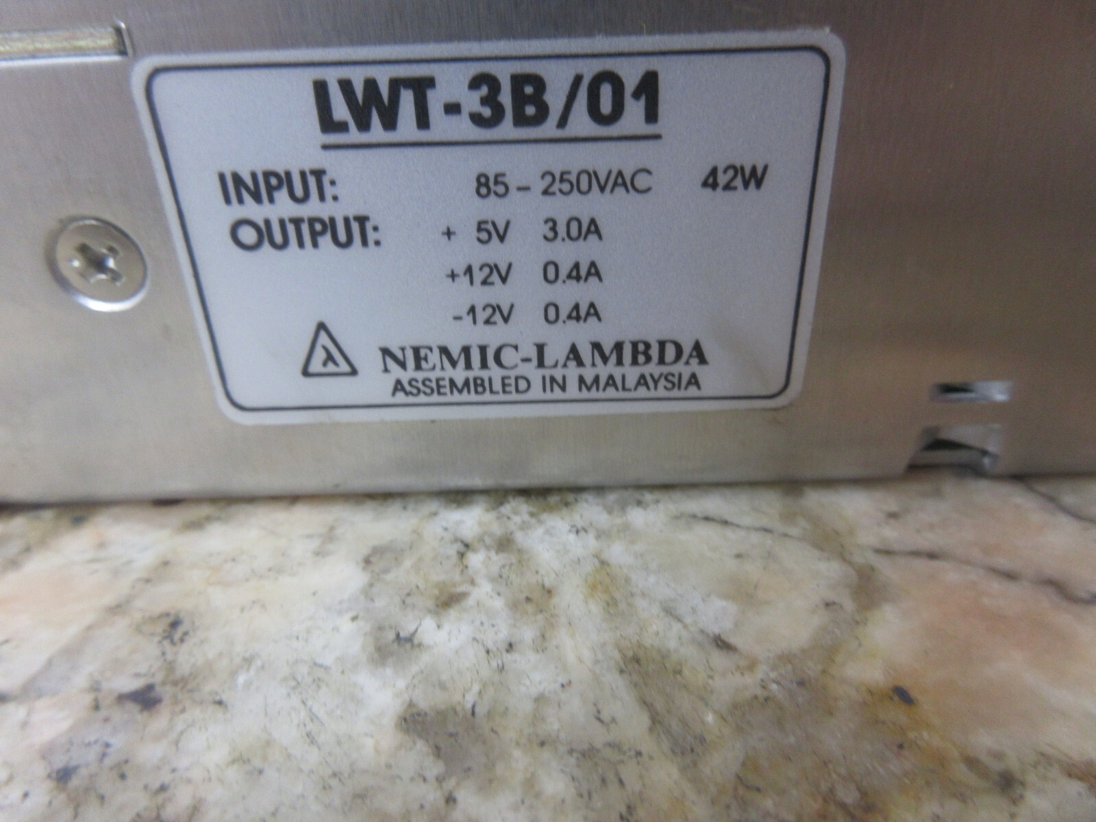 NEMIC LAMBDA POWER SUPPLY LWT-3B/01 85-250VAC 42W WARRANTY