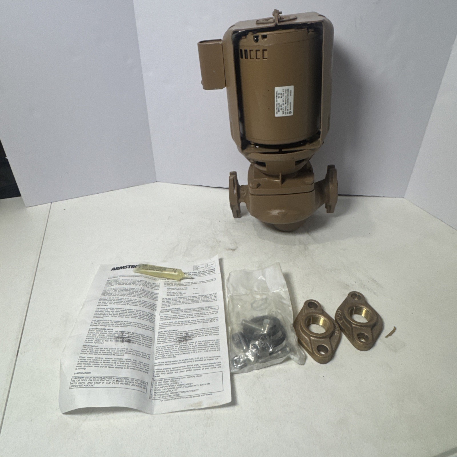 Armstrong 174035-143 H-41 AB/LF Lead Free Bronze Pump 1/6 HP Circulator Pump