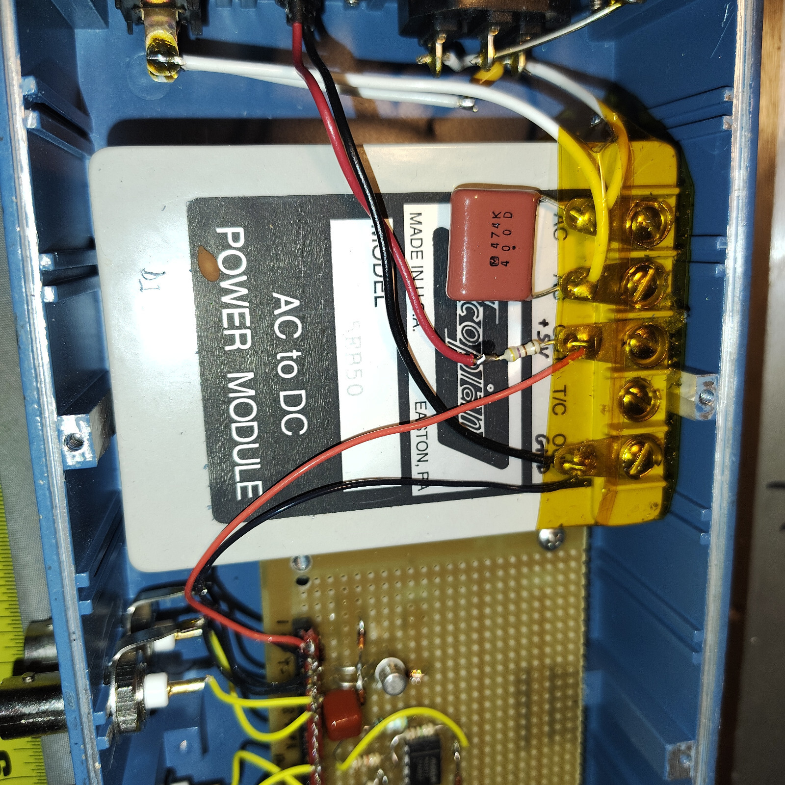 Laser pulse box 10K – 15K timing for buffer and detector acopian 5EB50 AC to DC