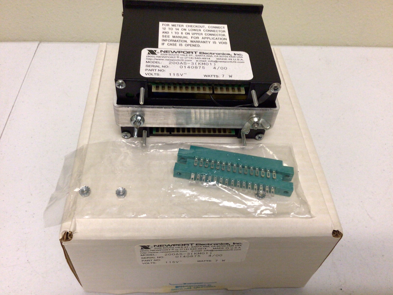 NEW, NEWPORT ELECTRONICS 200AS-3 (KM01) DIGITAL VOLTMETER, FREE SHIPPING