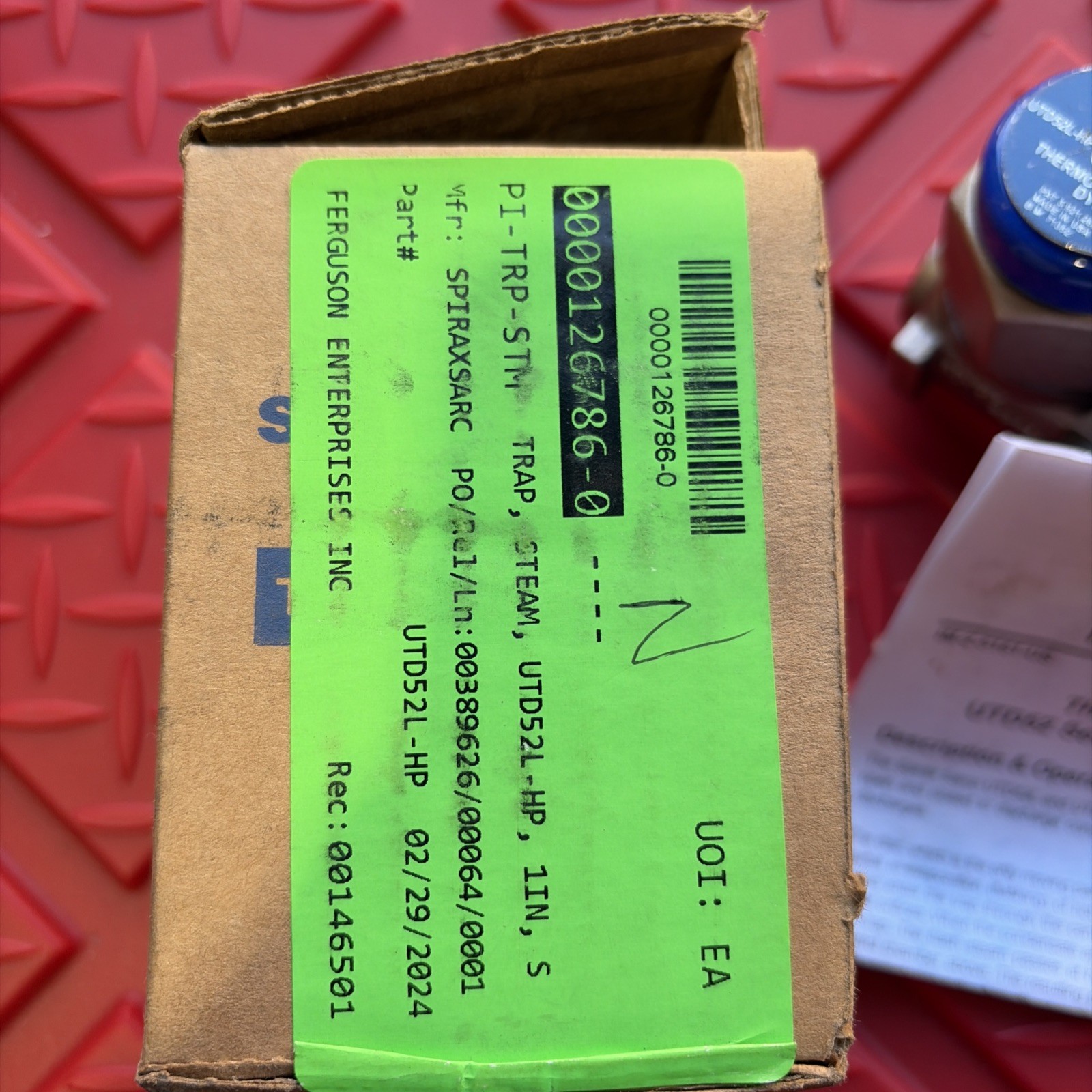 SPIRAX SARCO 71352 UTD52L-HP COOL BLUE UNIVERSAL CONN STEAM TRAP – NOS