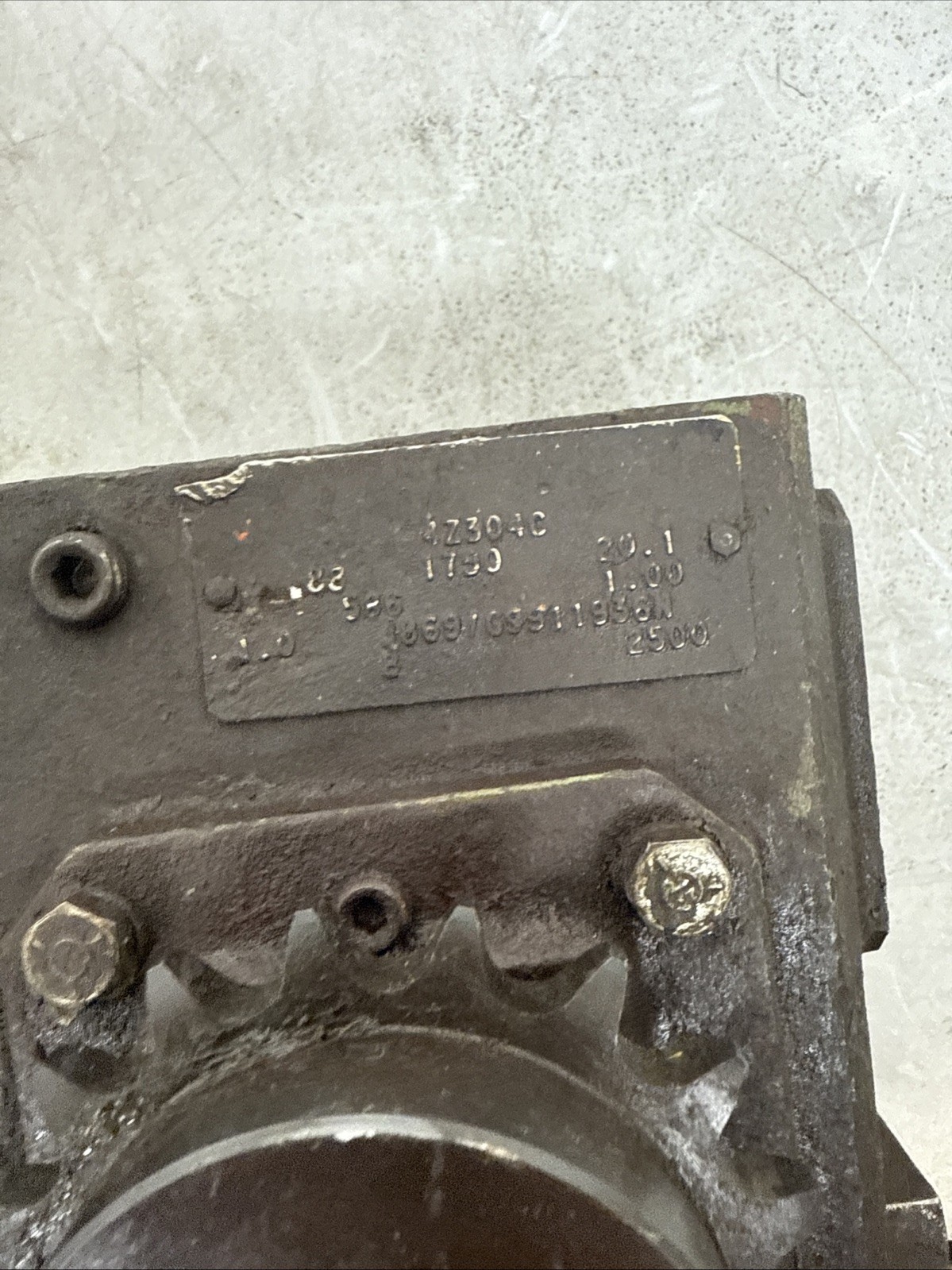 BALDOR RELIANCE VEWDM3546 MOTOR w/ DODGE TIGEAR GEARBOX