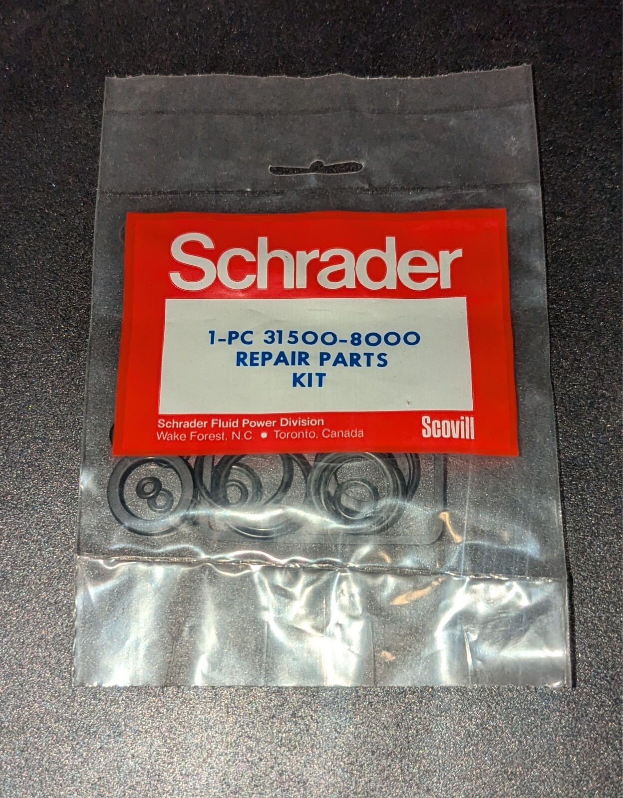 Schrader Bellows repair kit with gaskets and o-rings 31500-8000