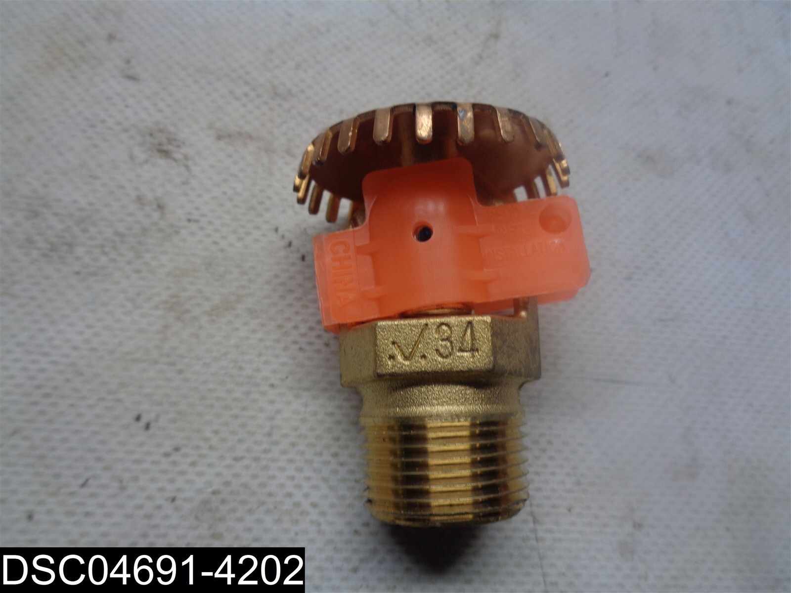 2022 V3403 Upright Sprinkler Brass Piece