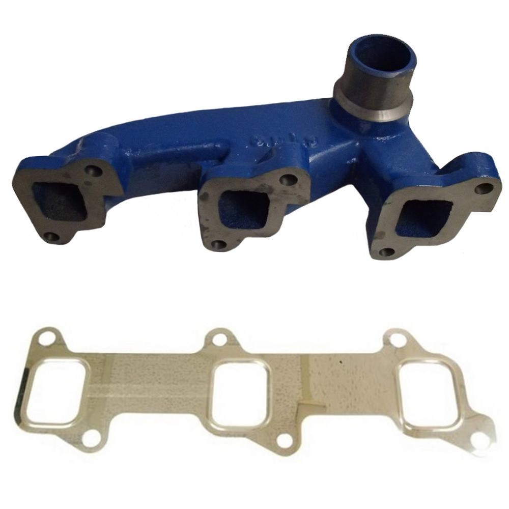 C5NE9430A Horizontal Exhaust Manifold Fits Ford Tractor 2000 3000 4000 4000S