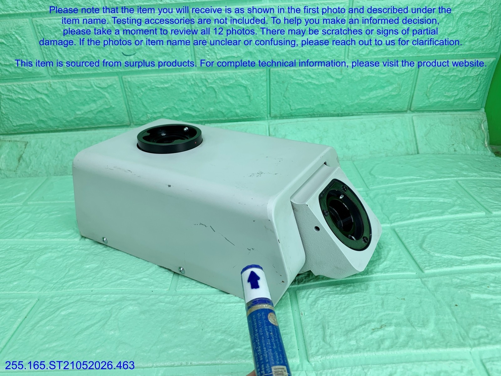 Olympus MX-SWETTR Trinocular MISSING KNOB Binocular as in photos, sn:8816, DHL