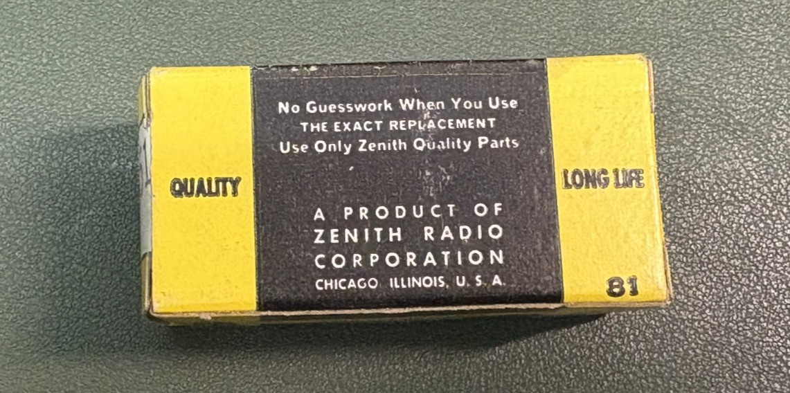 NEW IN BOX Zenith Replacement Part – Number 100-451