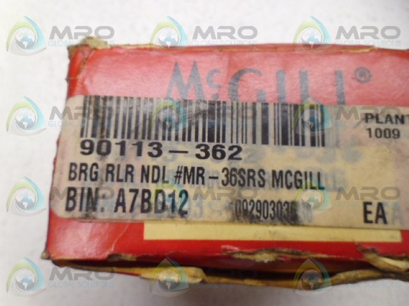 MCGILL MR-36-SRS NEEDLE BEARING NSMP