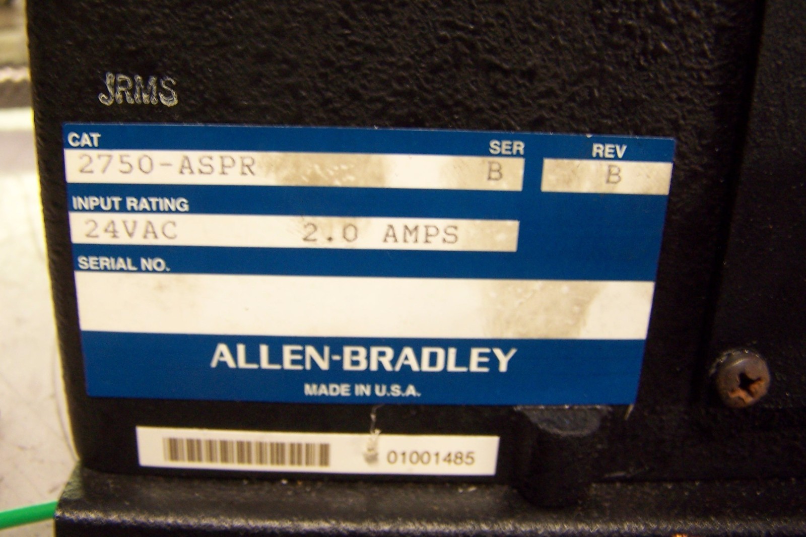 ALLEN BRADLEY 2750-ASPR INTELLIGENT ANTENNA 24 VAC 2 AMP 2750ASPR