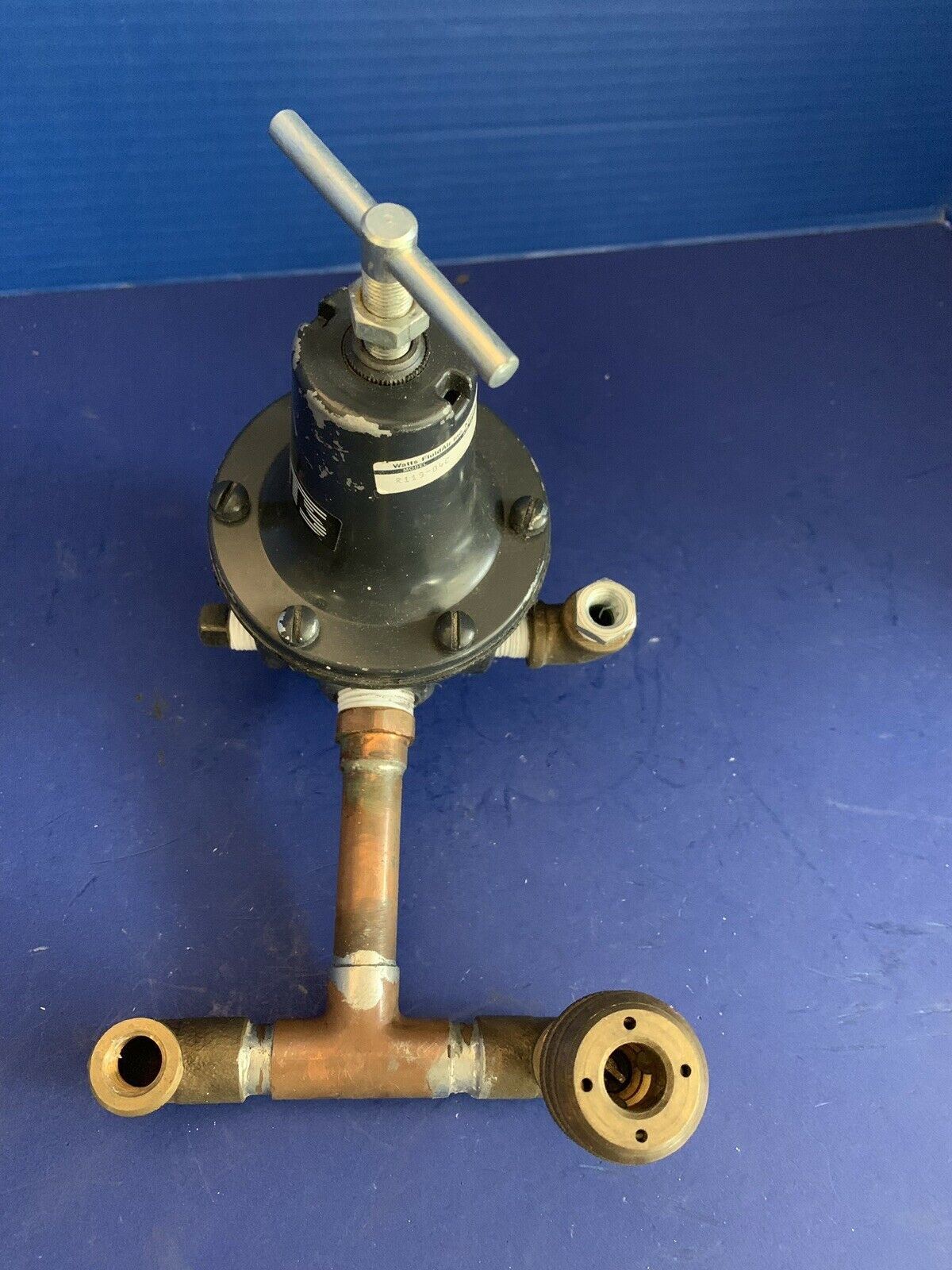 Watts R119-04C Air Regulator Assy w/ Hanson 3000 Push-Tite Coupling, Used