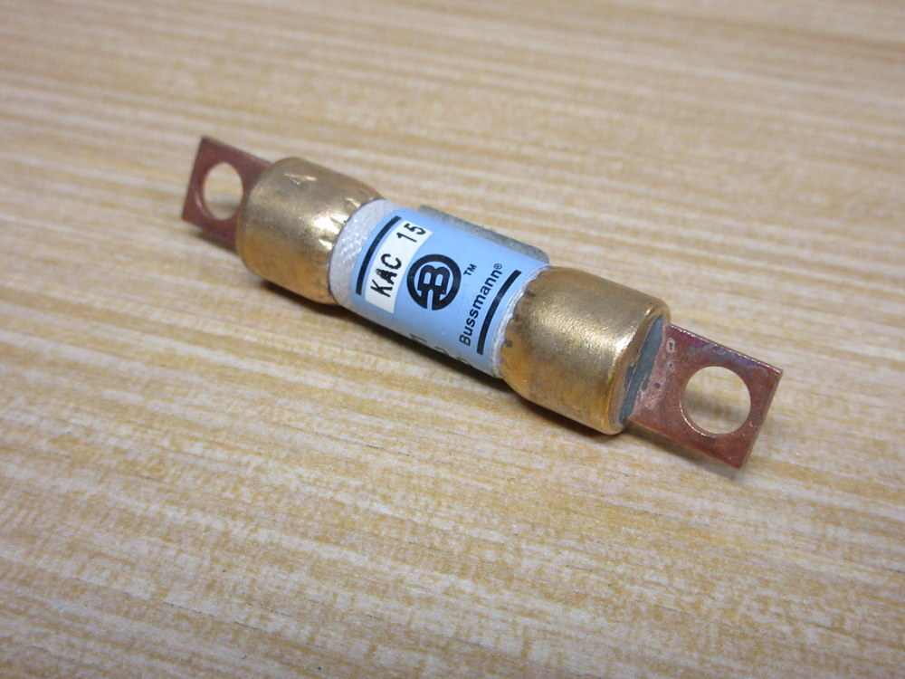 Cooper Bussman KAC 15 Buss 15A Rectifier Fuse KAC15 (Pack of 3)