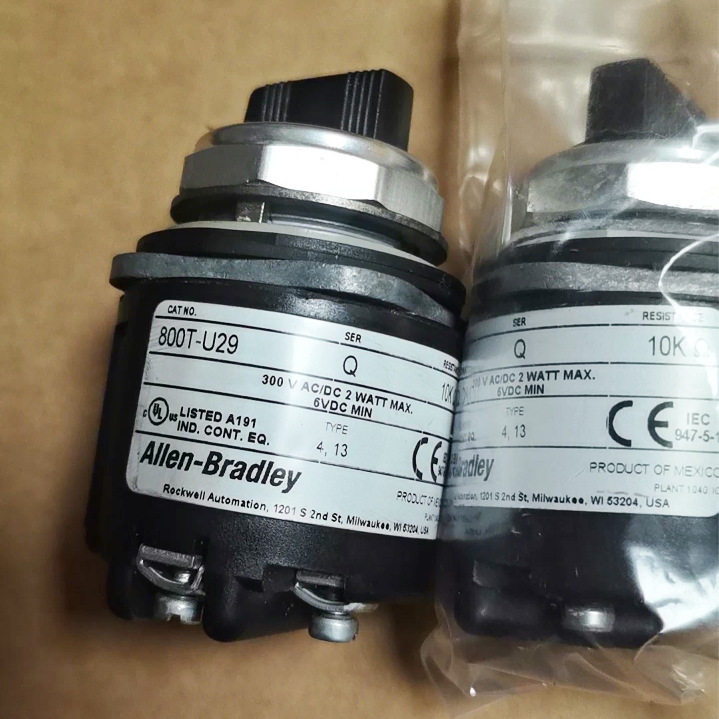 800T-U29 30mm Potentiometer 800T PB New Original 800TU29