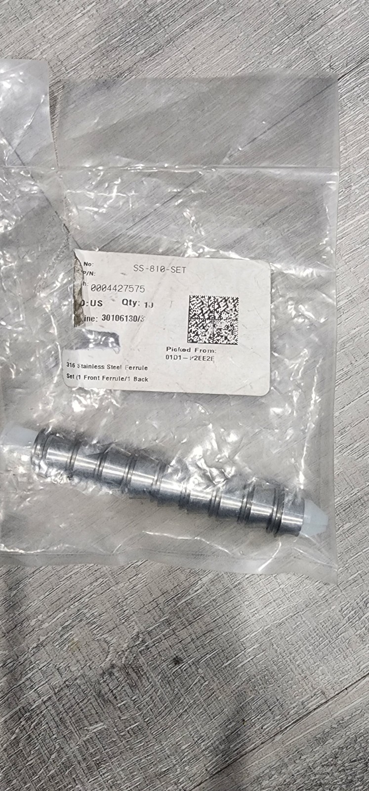 10 set Swagelok SS-810-SET