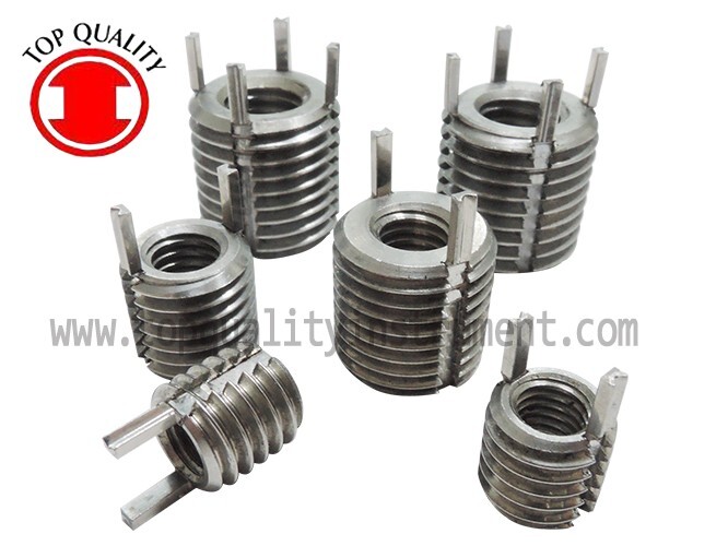 Key-Locking Thread Insert,heavy duty , S.S /clean 1/2-13x.437 (5/16-18UNC) 5 pcs