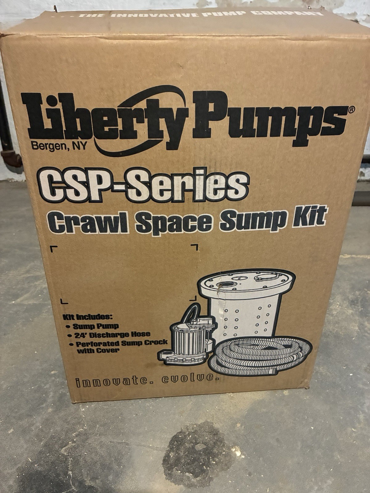 Liberty Pumps Crawl Space Sump Pump Kit System With Model 457 Pump