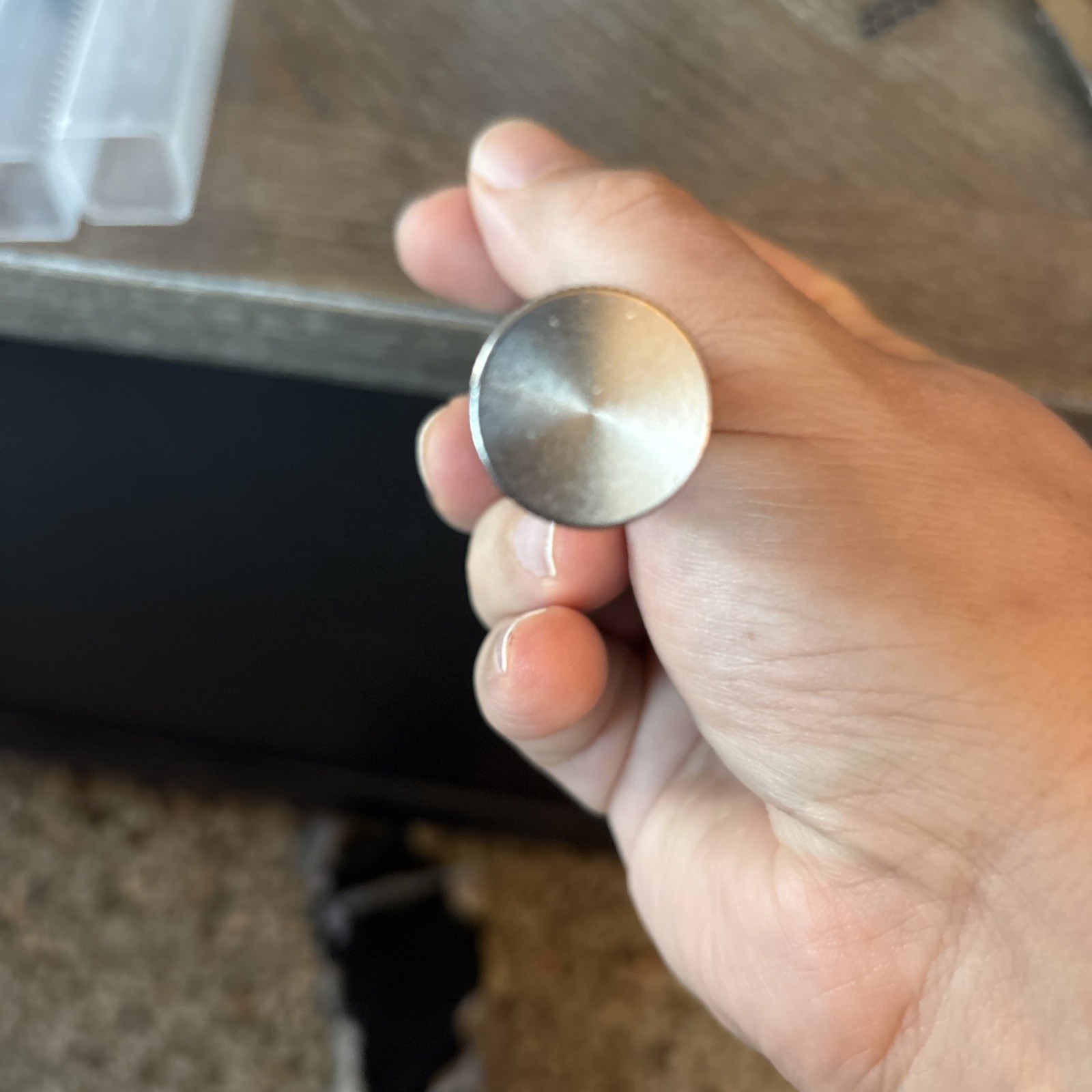 Maratac Tube-A-Ton Titanium Secured Lid Via Flange-to-Cap Fits Two AA Batteries