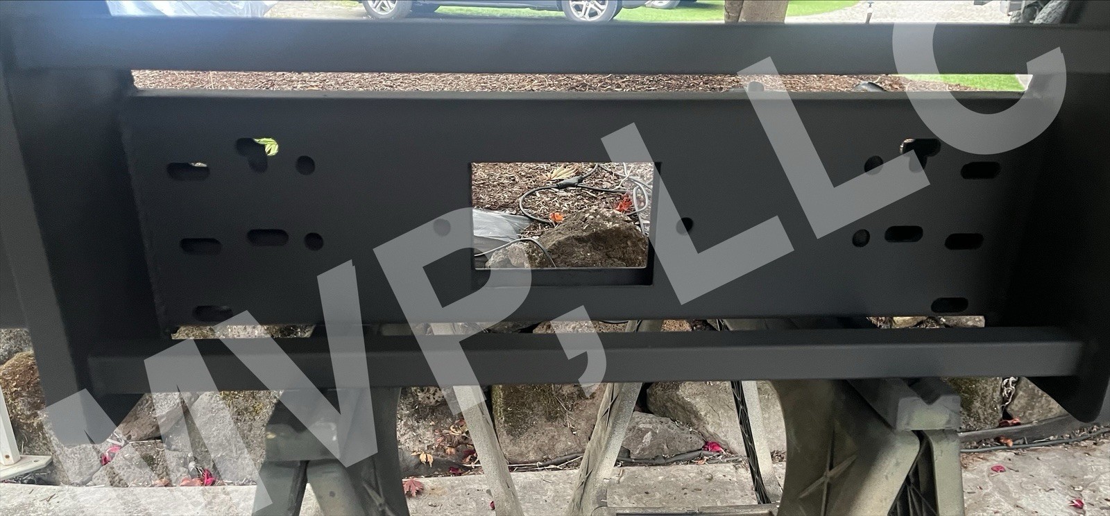 “W” Style HMMWV Front Bumper Humvee Brush Guard Fits NON-Turbo Hummer W/ Spacers