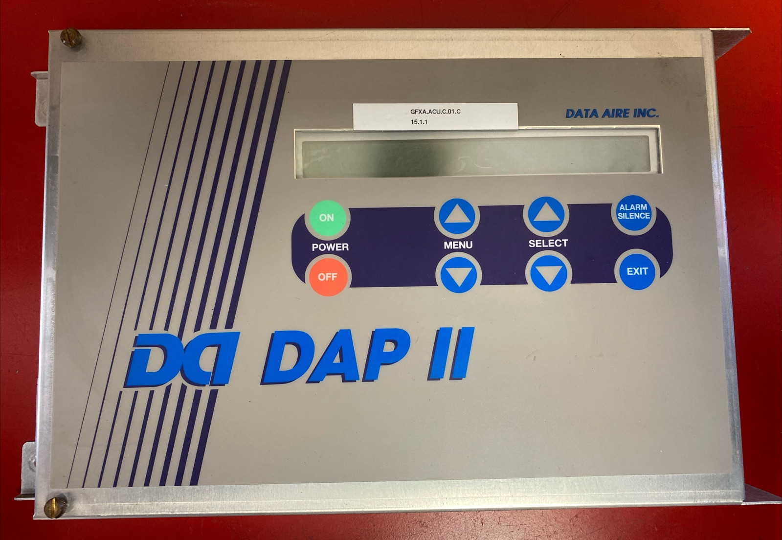 Data Aire Inc. DAP II Alarm Processor Control Interface 160-300-080 Rev E