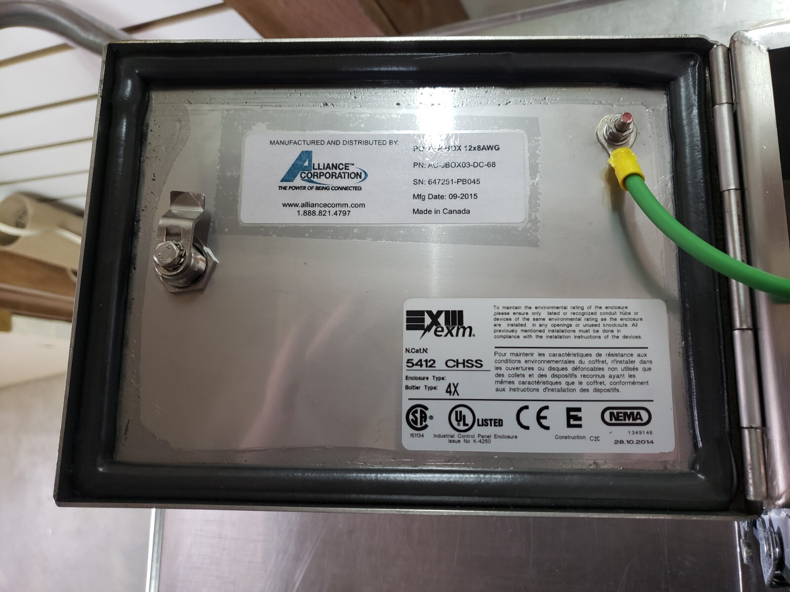 ALLIANCE CORP AC-JBOX03-DC-68 8 AWG DC POWER JUNCTION BOX NNB
