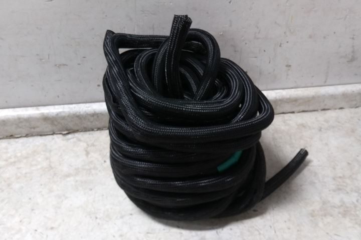 Techflex F6N1.00BK 1 In Inside Diameter 100 Ft Length Braided Sleeving