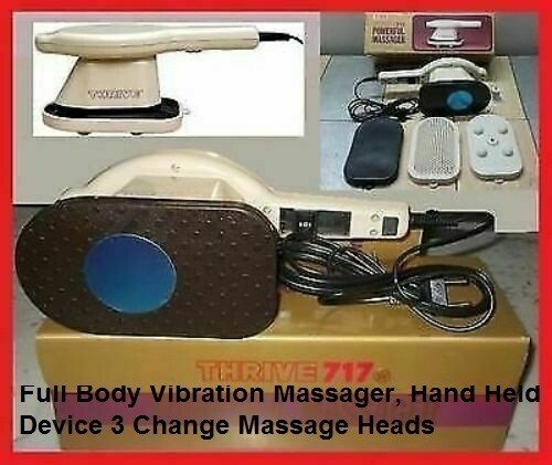 FULL BODY MASSAGER THRVE 717 ORIGINAL 3 Interchangeable Heads Back & Neck Pain +