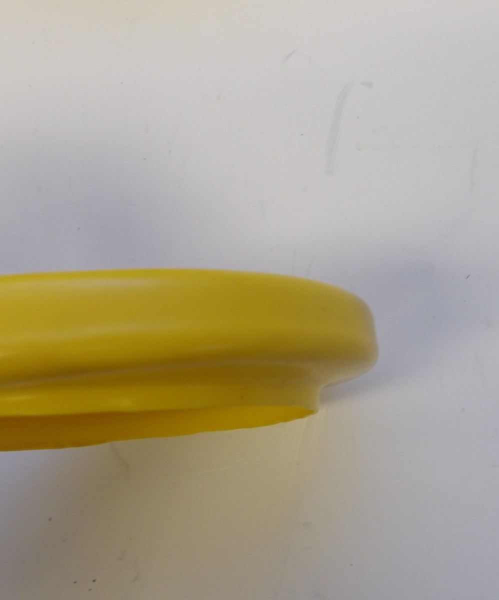 SINCLAIR & RUSH FLANGE COVER YELLOW P/N:775729 ASA 425-7, B16.5 1957 LOT OF 23