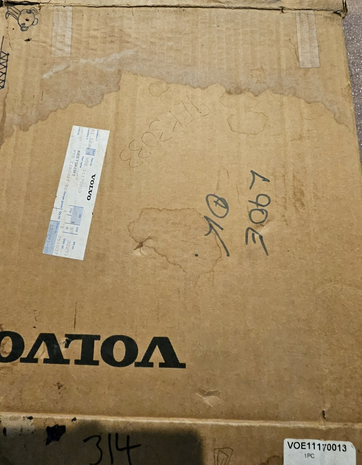 VOLVO VOE 11170013 Ptd Circuit Bd (Volvo)