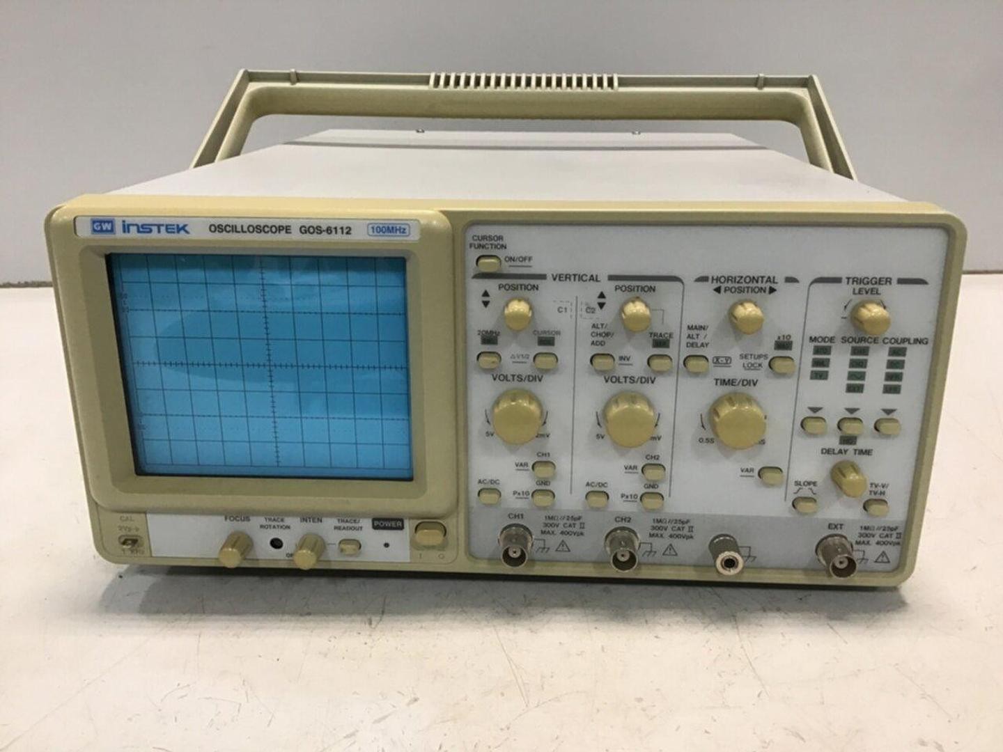 GW INSTEK Oscilloscope GOS-6112 Used #119525