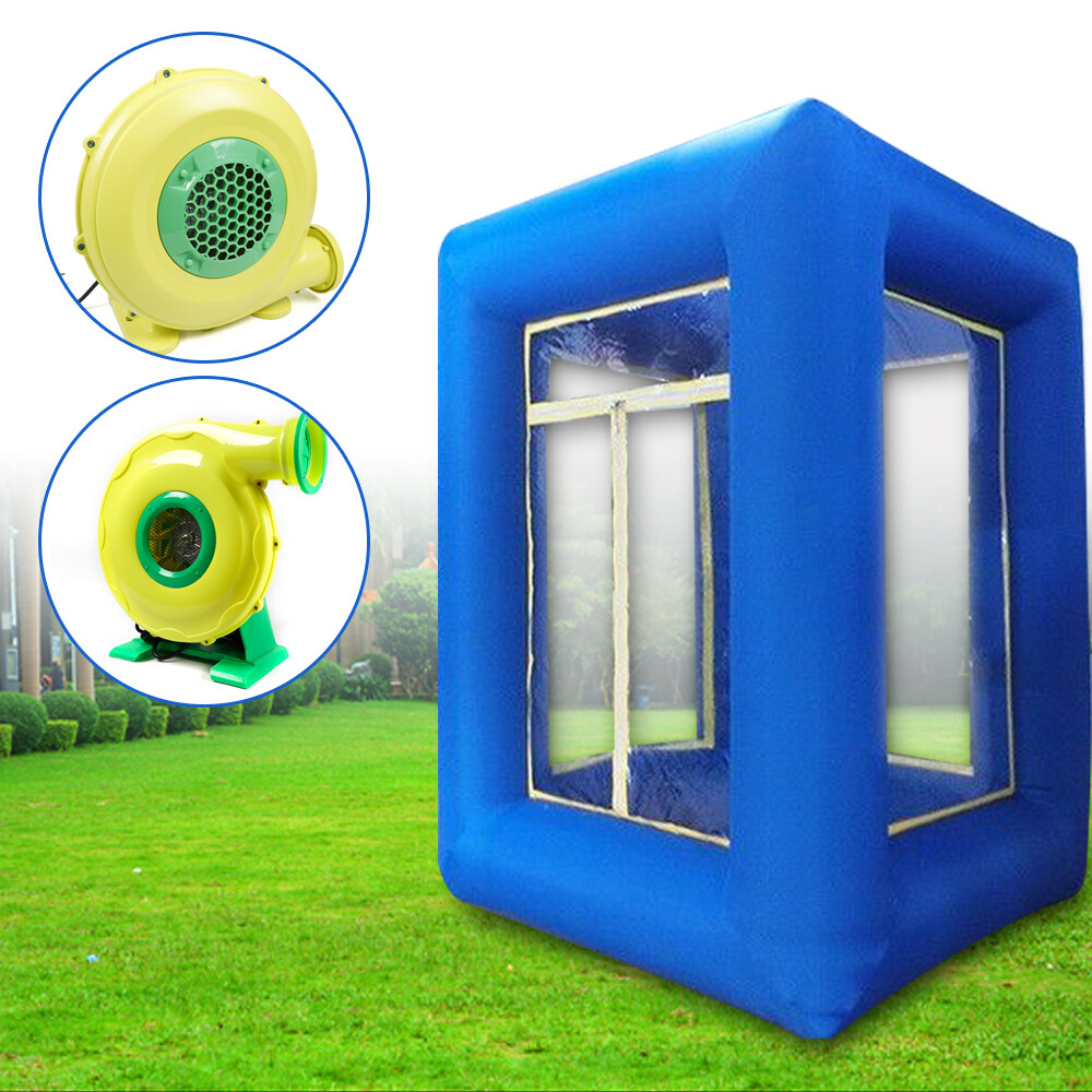 9ft/2.5m Inflatable Cash Cube Machine Money Machine Booth w/Blower for Promotion