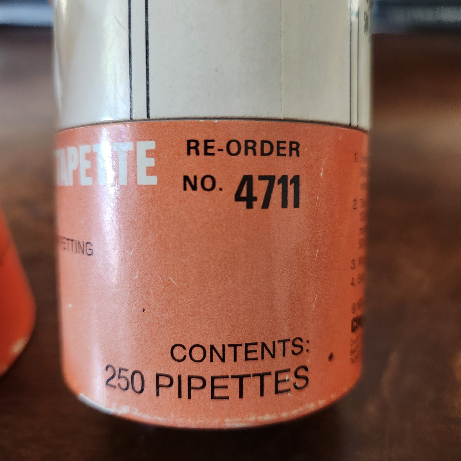 Vintage 1971 Clay Adams Micro-Selectapette Pipette Tips 50-75-100 ul 2PK Partial
