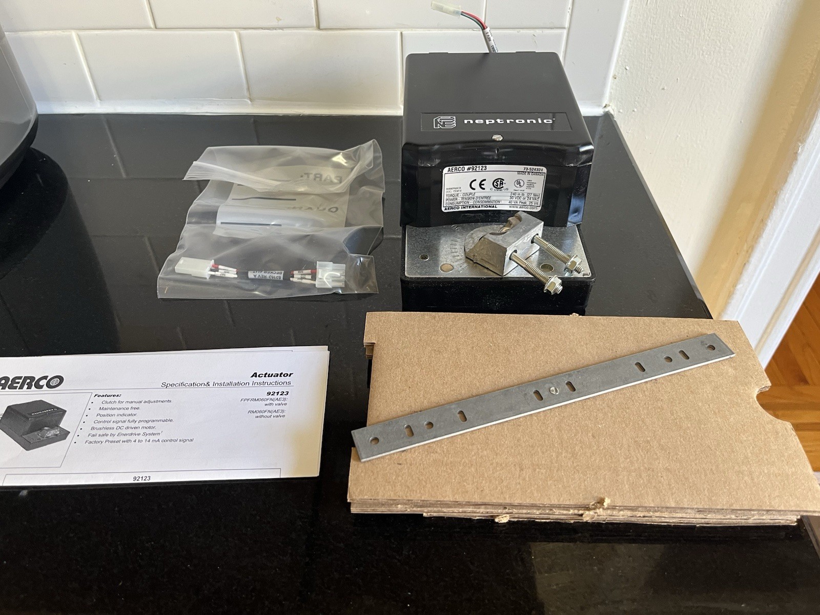 NEW AERCO 92123 NEPTRONIC ACTUATOR WATER HEATER NEXT DAY SHIPPING