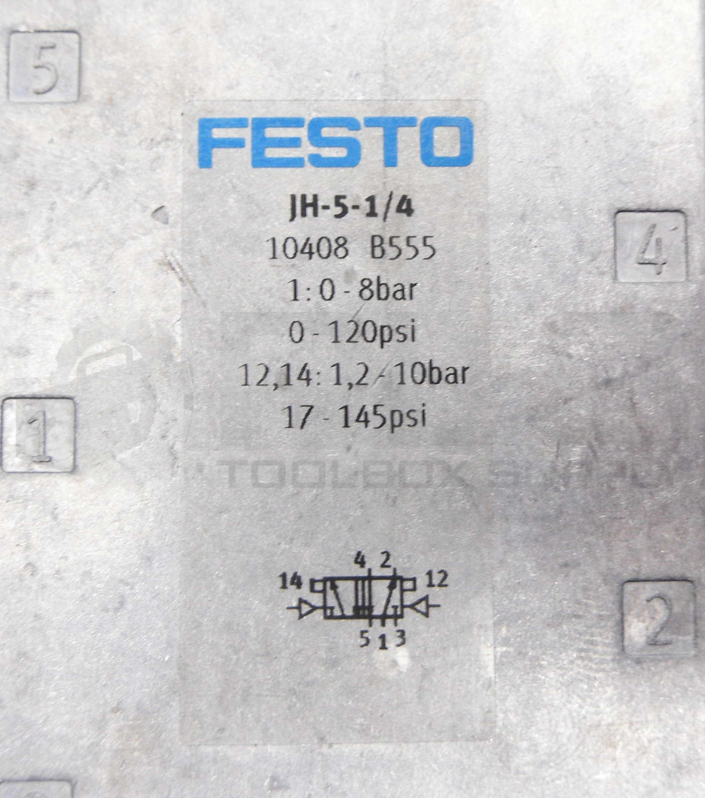 NEW FESTO JH-5-1/4 PNEUMATIC VALVE 10408