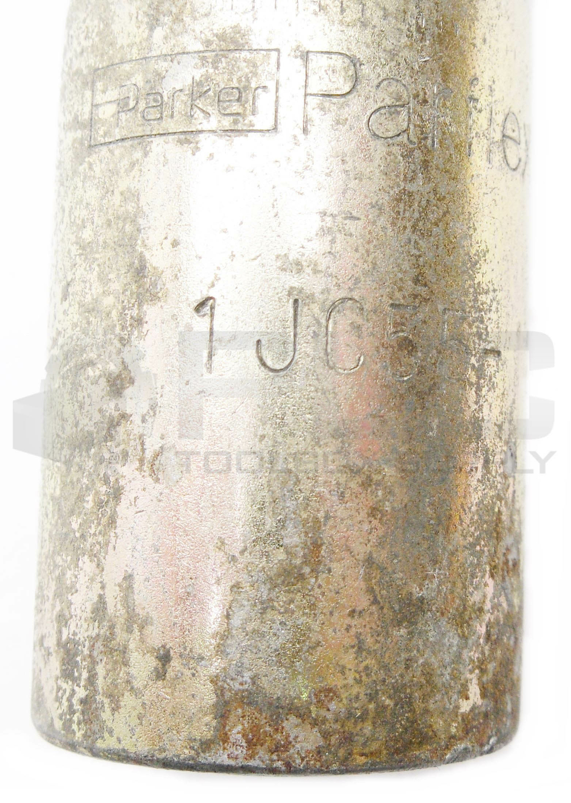 NEW PARKER 1JC55-12-12 HYDRAULIC HOSE FITTING 1 1/8″ ID THREAD x 3/4″ HOSE
