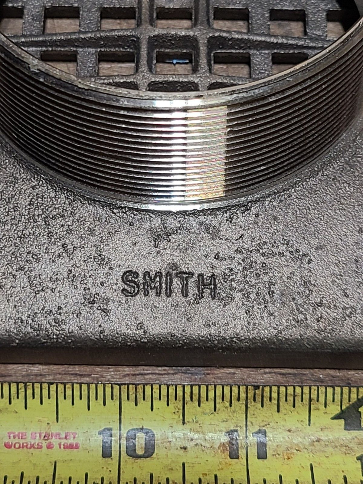 Jay R Smith Mfg. B06NB 6″ Sq uare Nickel Bronze Grate Floor Drain w/ Screws