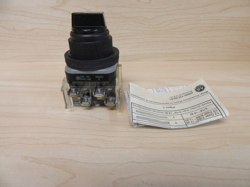 Allen Bradley 800H-JR2B Selector Switch 800HJR2B Series C