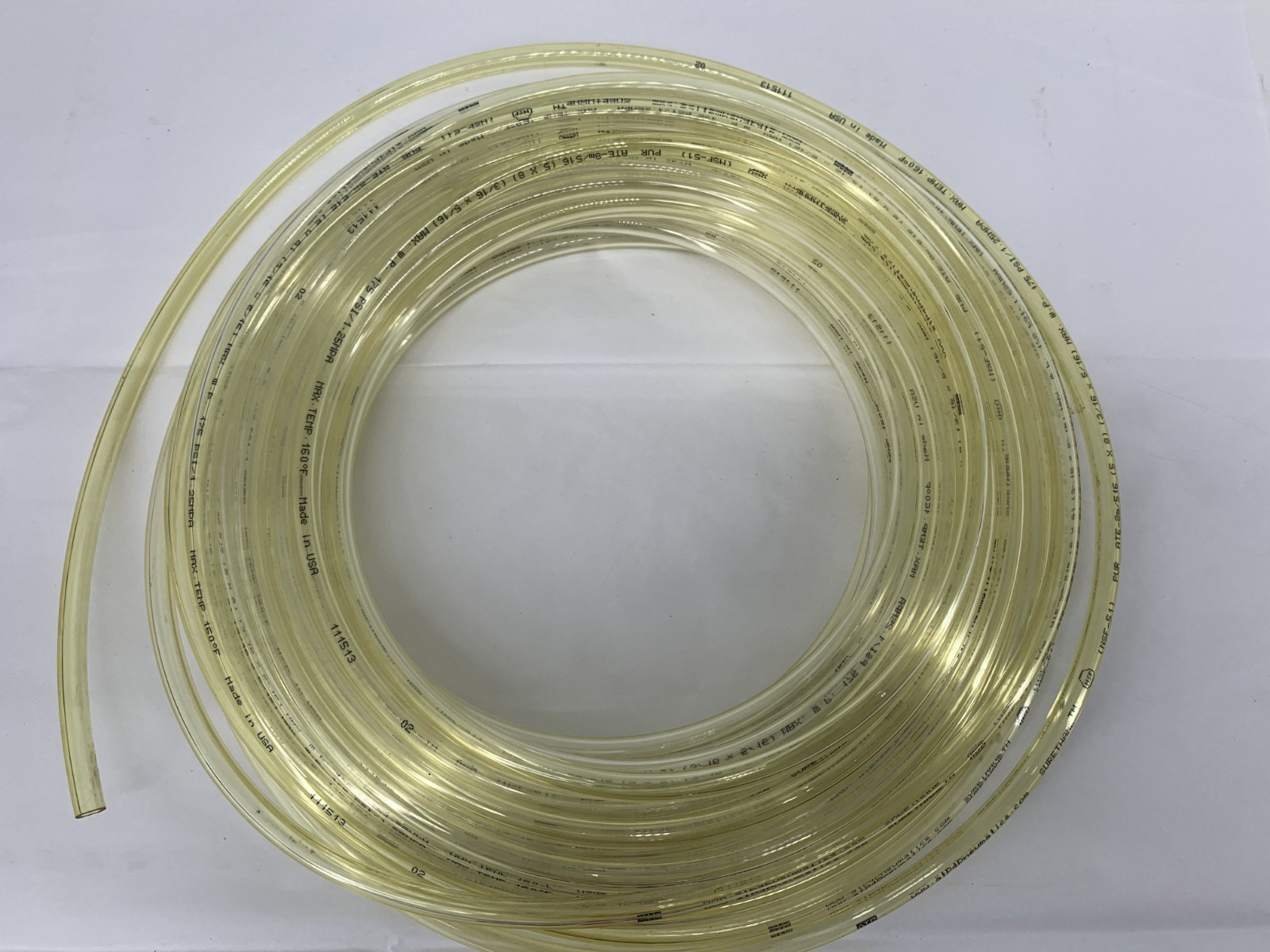 ATP 111513 Surethane Polyurethane Plastic Tubing PUR 8m OD x 3/16″ ID 100 feet