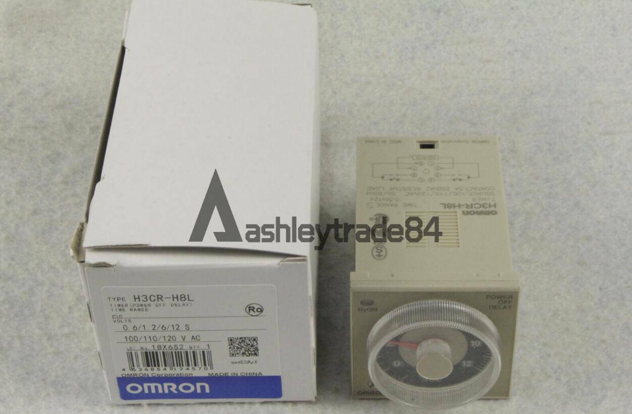 New One H3CR-H8L Omron H3CRH8L Timer Power OFF Delay 100-120VAC IN BOX New