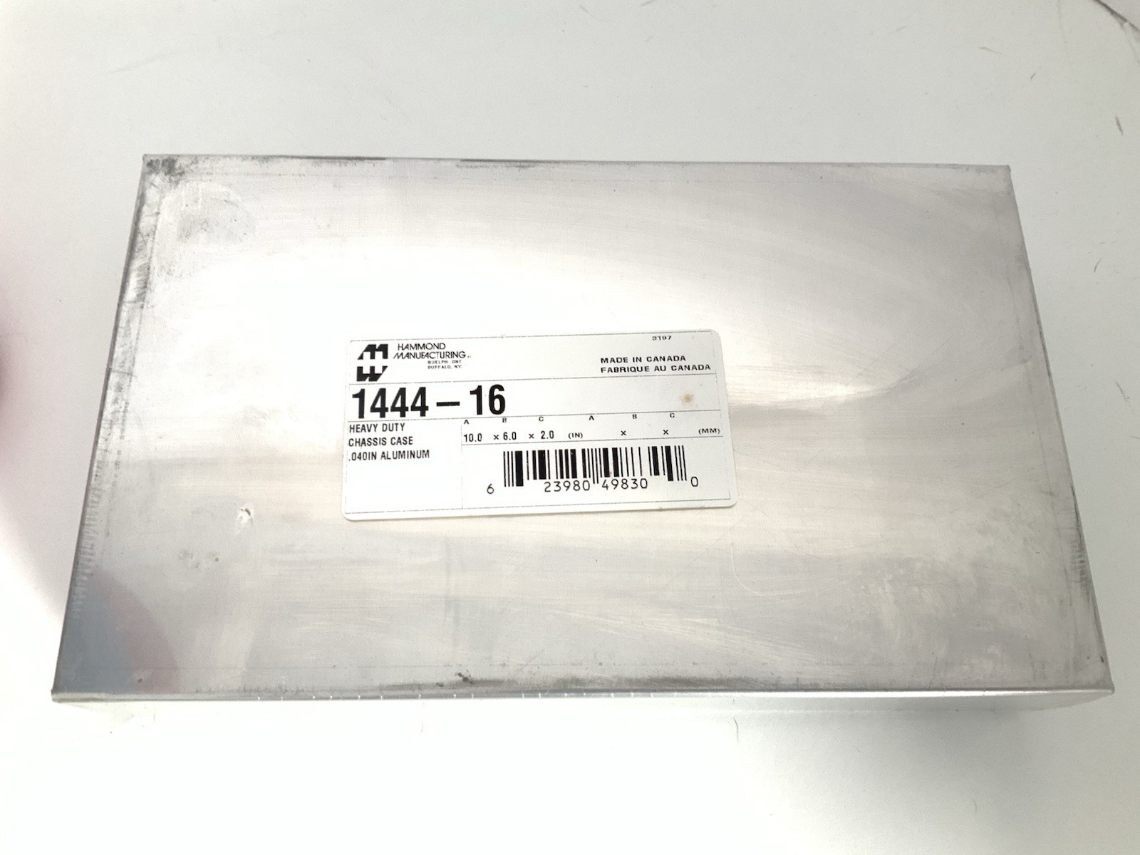 HAMMOND MANUFACTURING 1444-16 ALUMINUM BOX BRAND NEW *FREE SHIPPING*