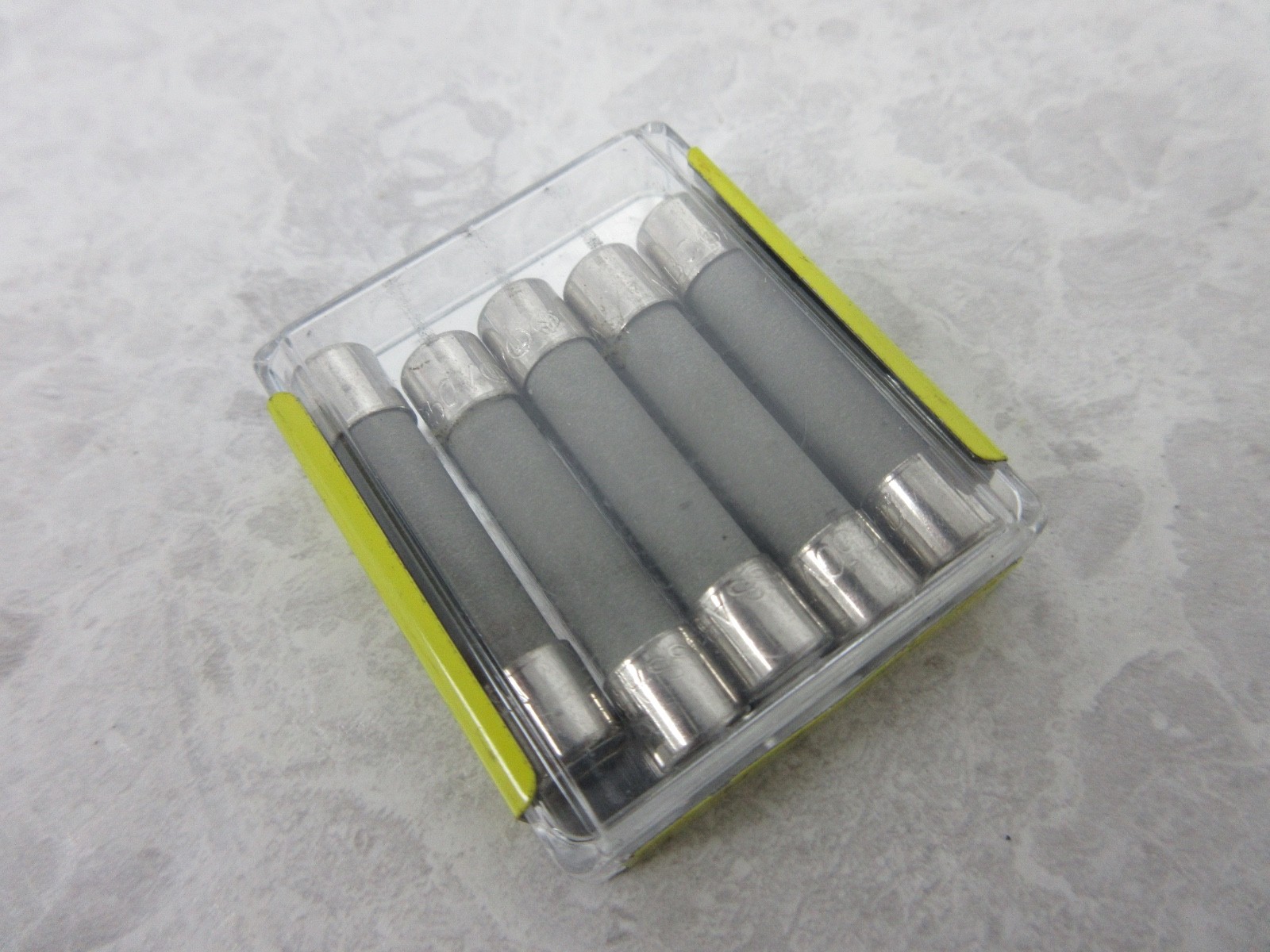 BOX OF 5 BUSSMANN ABC-6-R FUSE, IA0358