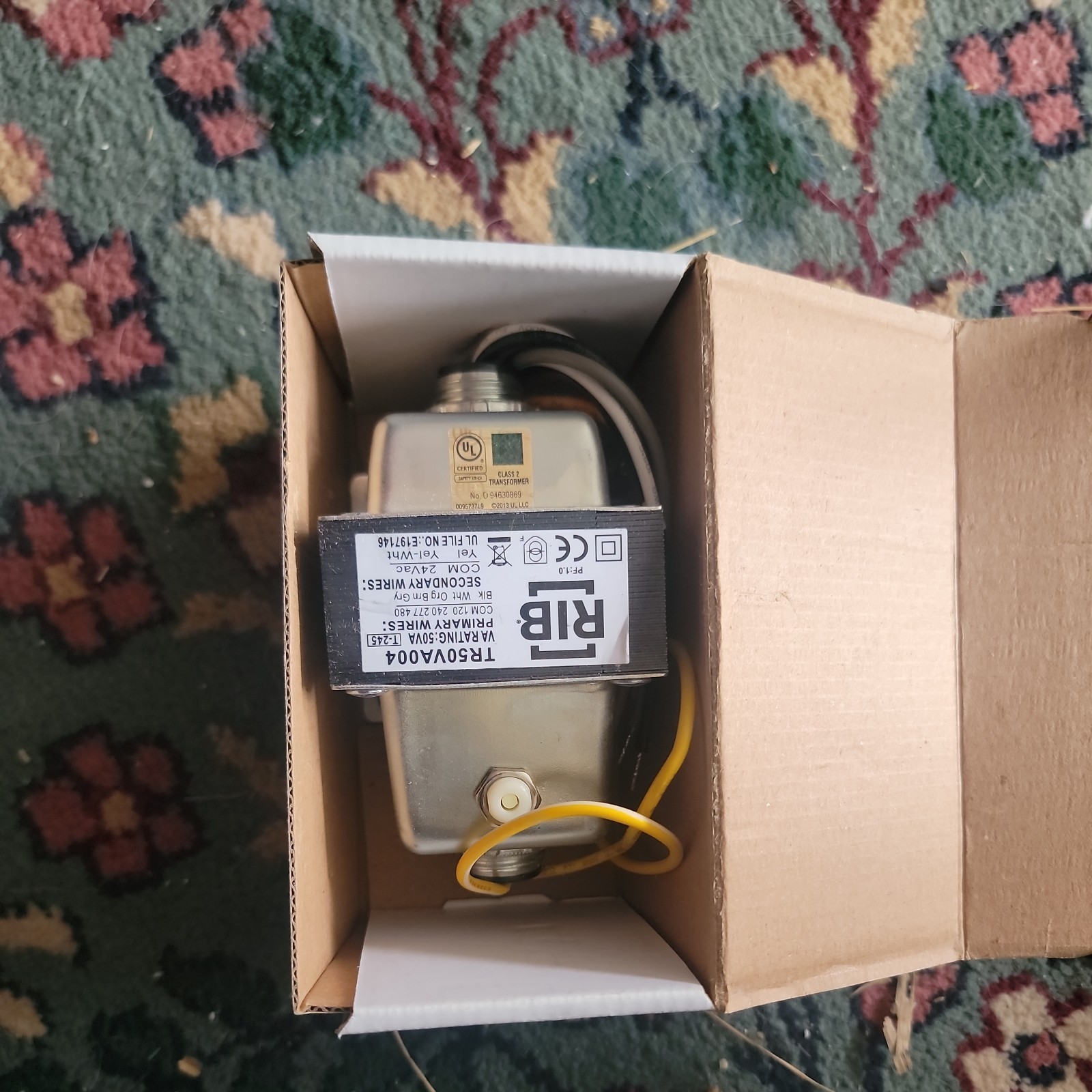 RIB Functional Devices Transformer 50VA, TR50VA004, 41D386 NIB