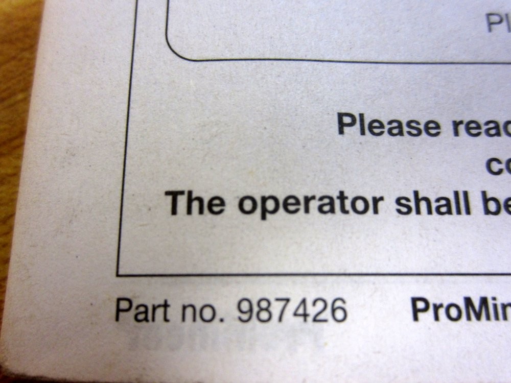 ProMinent 987426 Operating Instructions