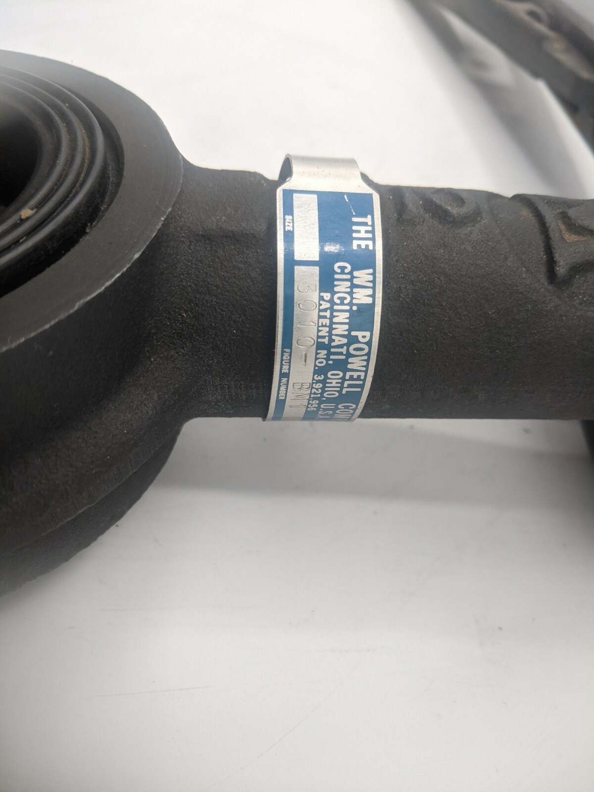 WM Powell 3010-BM1 2” Butterfly Valve, Aluminum Bronze Disc, Rubber Lining