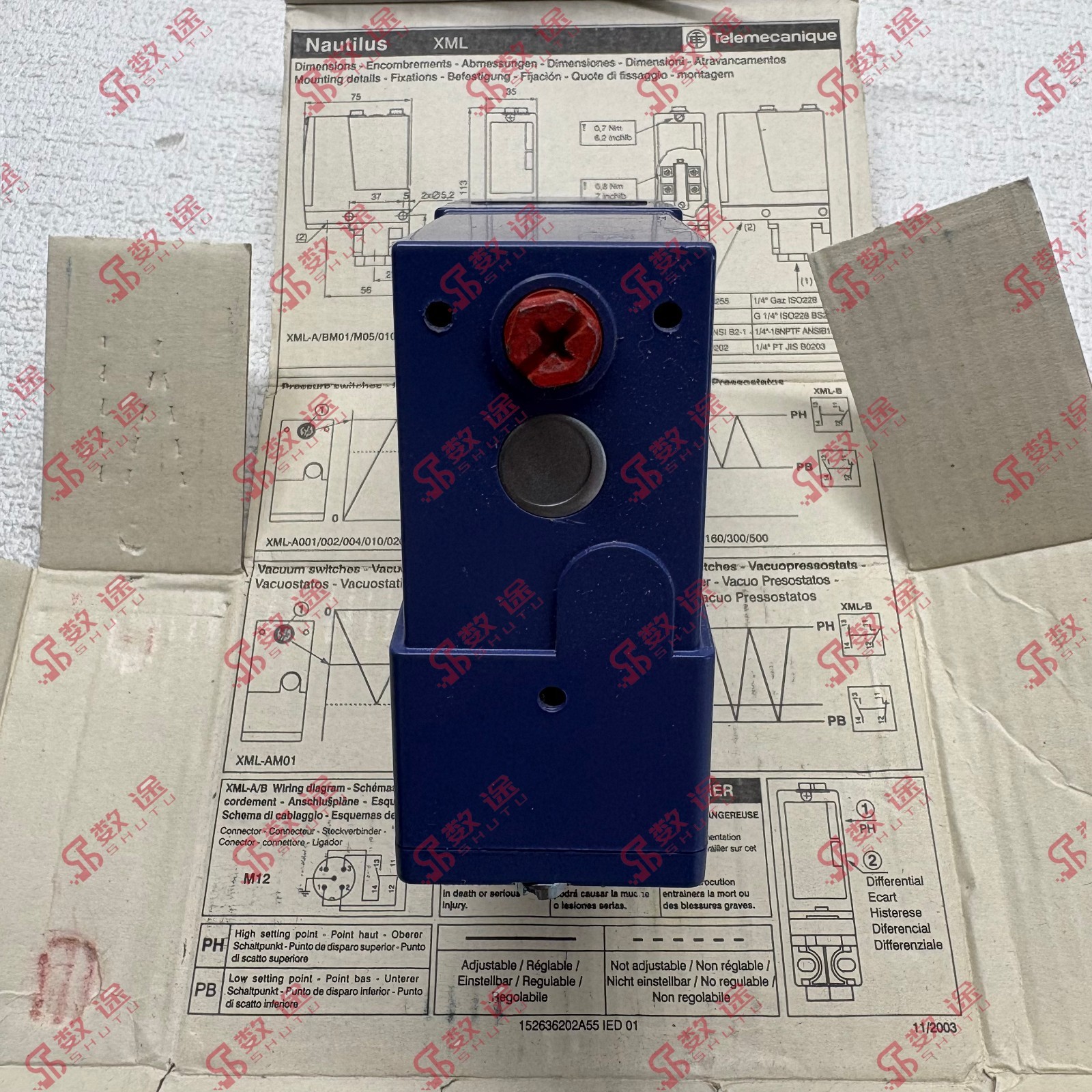 Schneider/Telemecanique XMLA004C2S11 Pressure switch#1pcs new in box